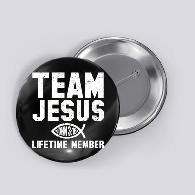 Team Jesus Lifetime Member John 3:16 Button