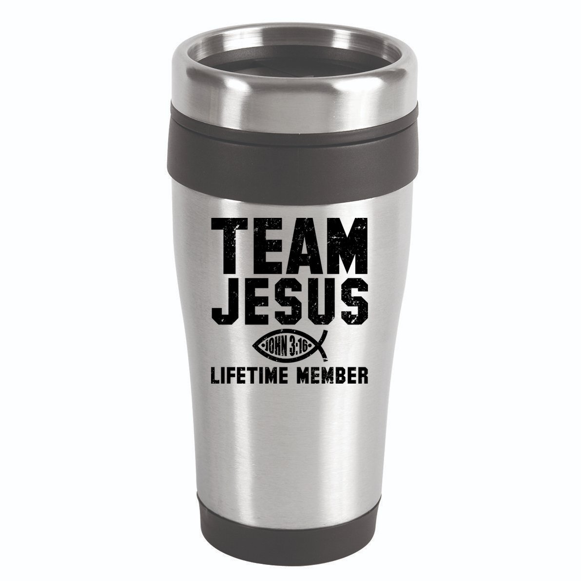 Team Jesus Lifetime Member John 3:16 16oz Travel Tumbler