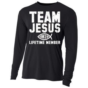 Team Jesus Lifetime Member John 3:16 Cooling Performance Long Sleeve Crew