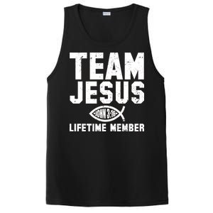 Team Jesus Lifetime Member John 3:16 PosiCharge Competitor Tank