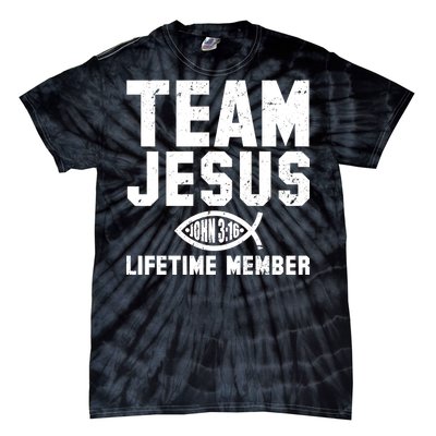 Team Jesus Lifetime Member John 3:16 Tie-Dye T-Shirt