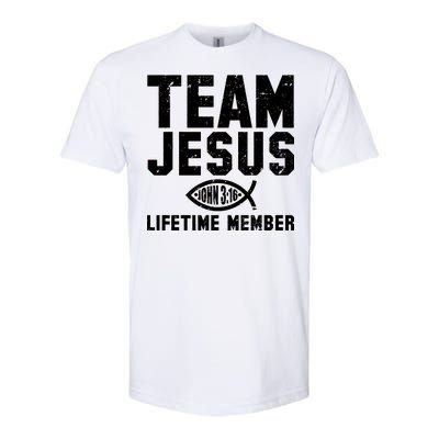 Team Jesus Lifetime Member John 3:16 Softstyle® CVC T-Shirt