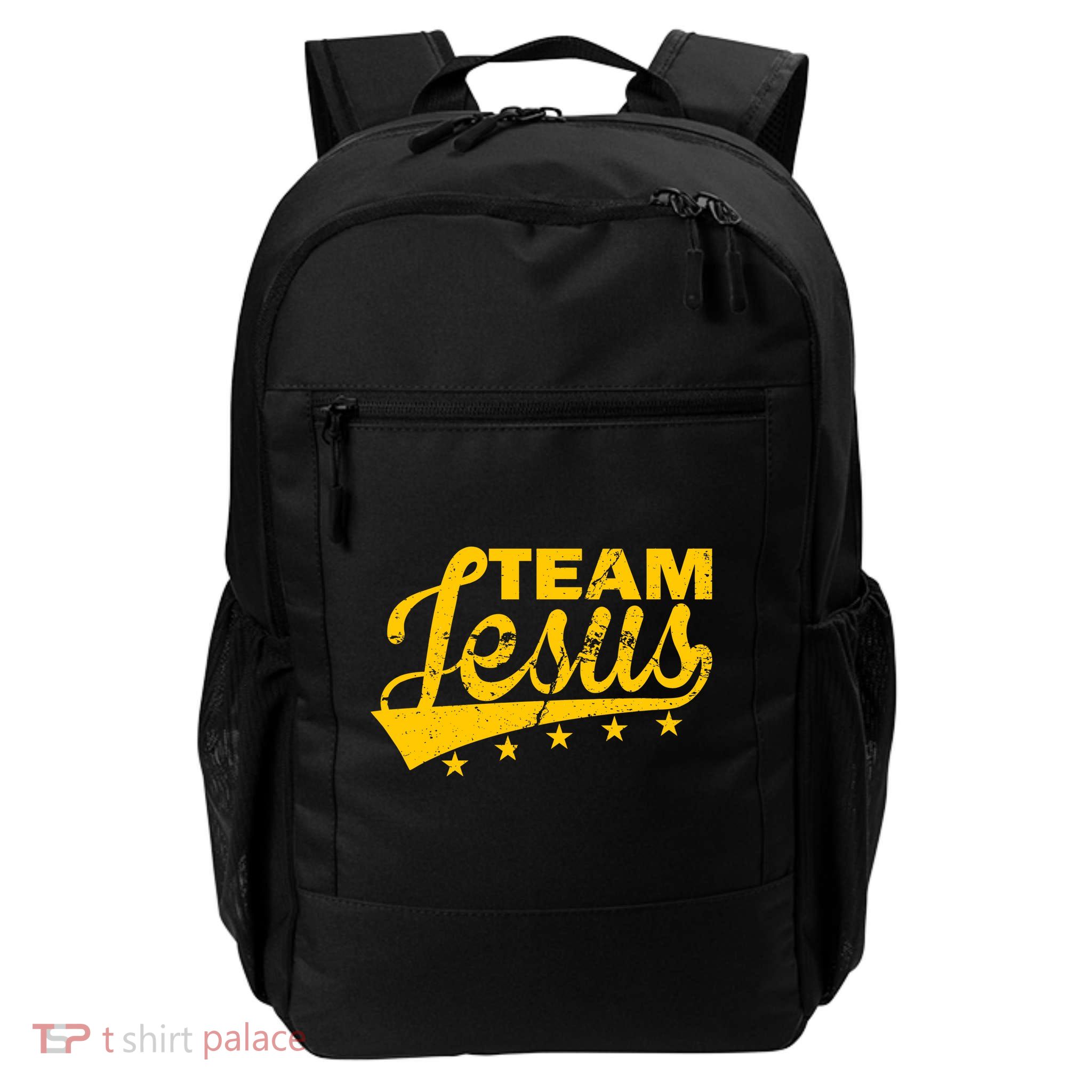 Team Jesus Vintage Christian Backpack