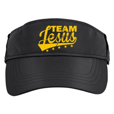 Team Jesus Vintage Christian Adult Drive Performance Visor