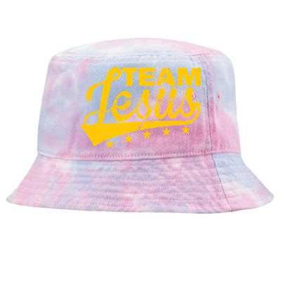 Team Jesus Vintage Christian Tie-Dyed Bucket Hat