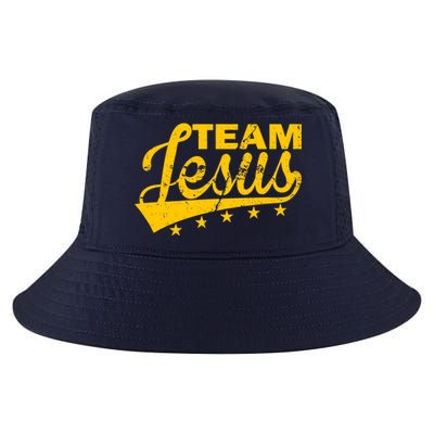 Team Jesus Vintage Christian Cool Comfort Performance Bucket Hat