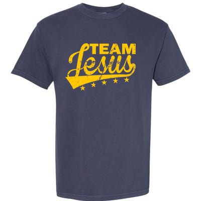 Team Jesus Vintage Christian Garment-Dyed Heavyweight T-Shirt