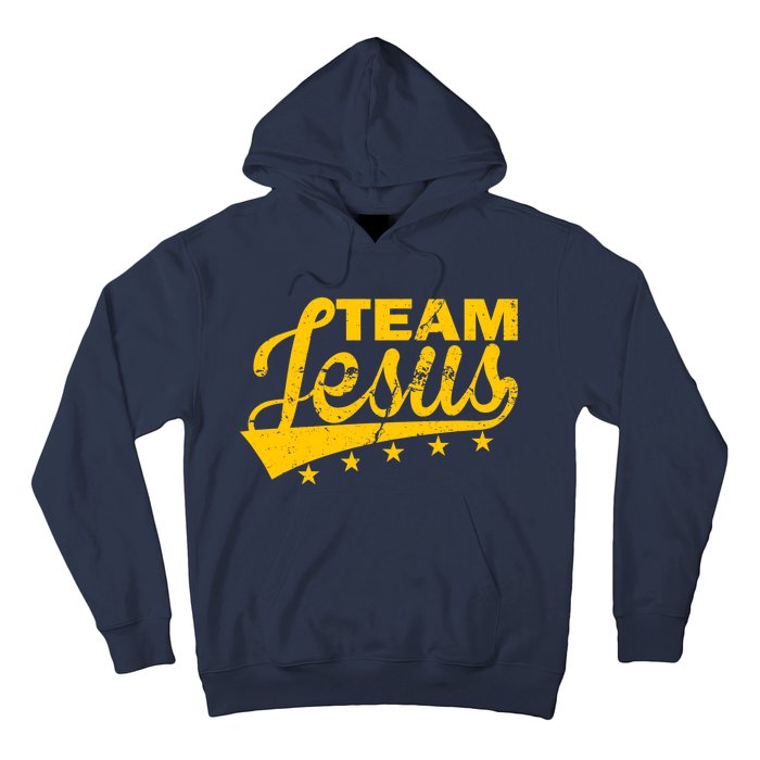 Team Jesus Vintage Christian Hoodie