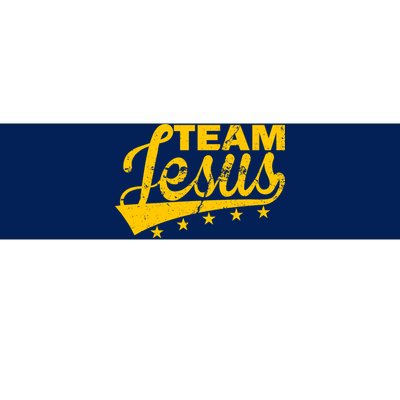 Team Jesus Vintage Christian Bumper Sticker