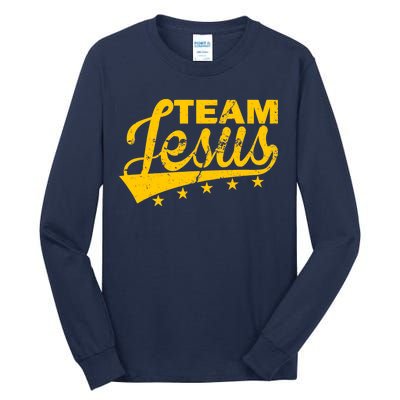 Team Jesus Vintage Christian Tall Long Sleeve T-Shirt