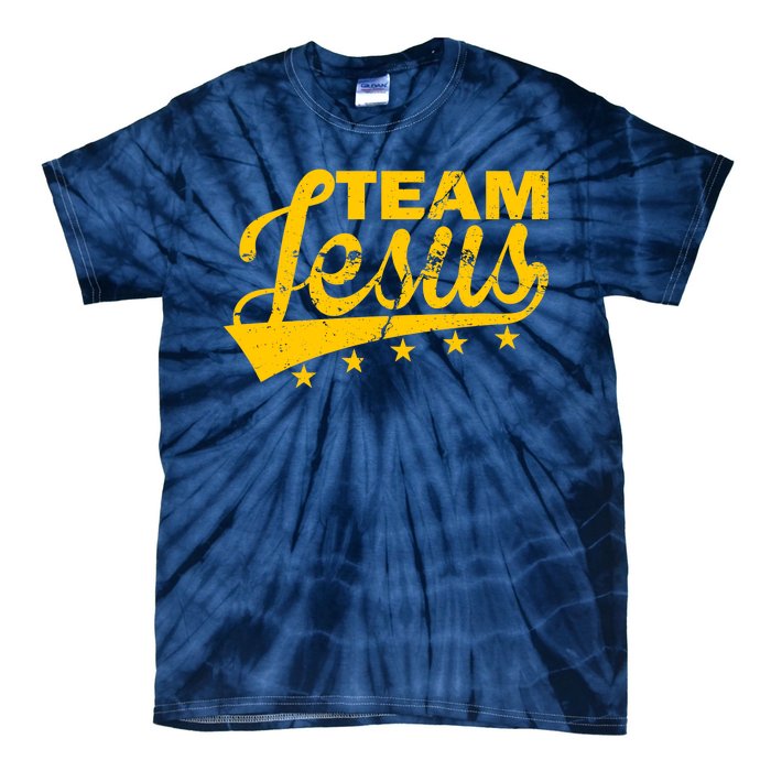 Team Jesus Vintage Christian Tie-Dye T-Shirt