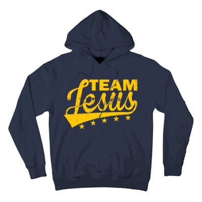 Team Jesus Vintage Christian Tall Hoodie