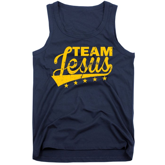 Team Jesus Vintage Christian Tank Top