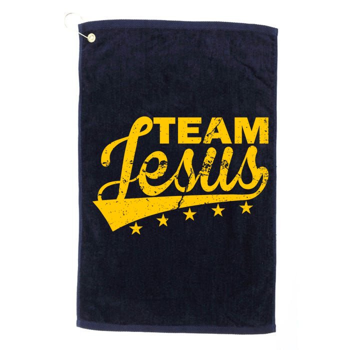 Team Jesus Vintage Christian Platinum Collection Golf Towel