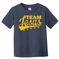 Team Jesus Vintage Christian Toddler T-Shirt