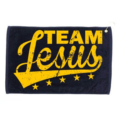 Team Jesus Vintage Christian Grommeted Golf Towel