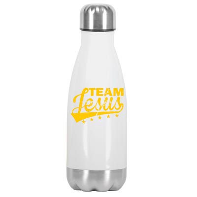 Team Jesus Vintage Christian Stainless Steel Insulated Water Bottle