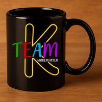 Team K Kindergarten 11oz C Handle Ceramic Mug