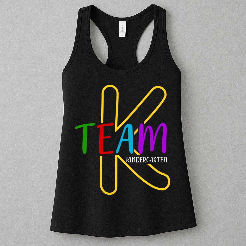 Team K Kindergarten Womens Tank Top