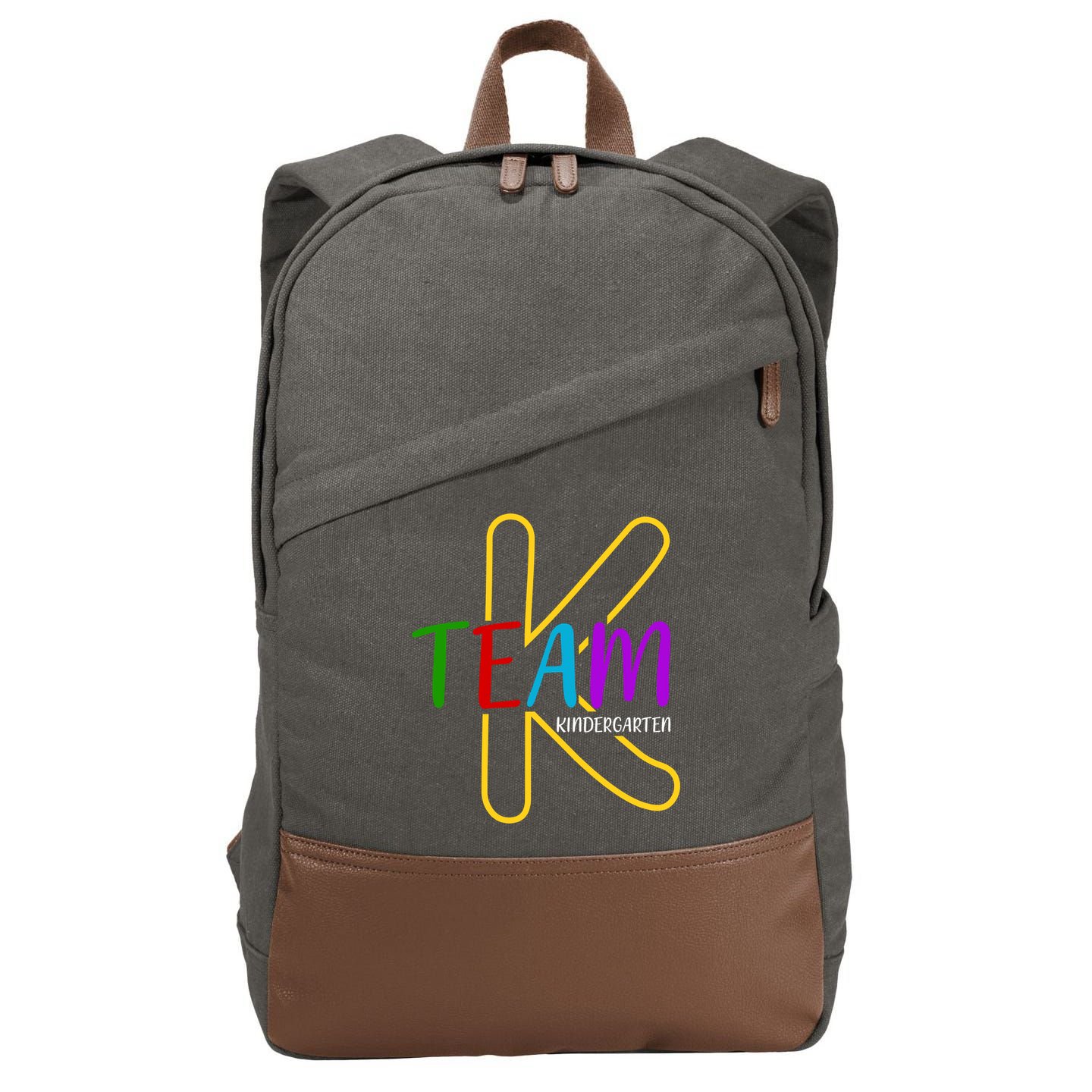 Team K Kindergarten Cotton Canvas Backpack