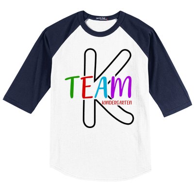 Team K Kindergarten Baseball Sleeve Shirt