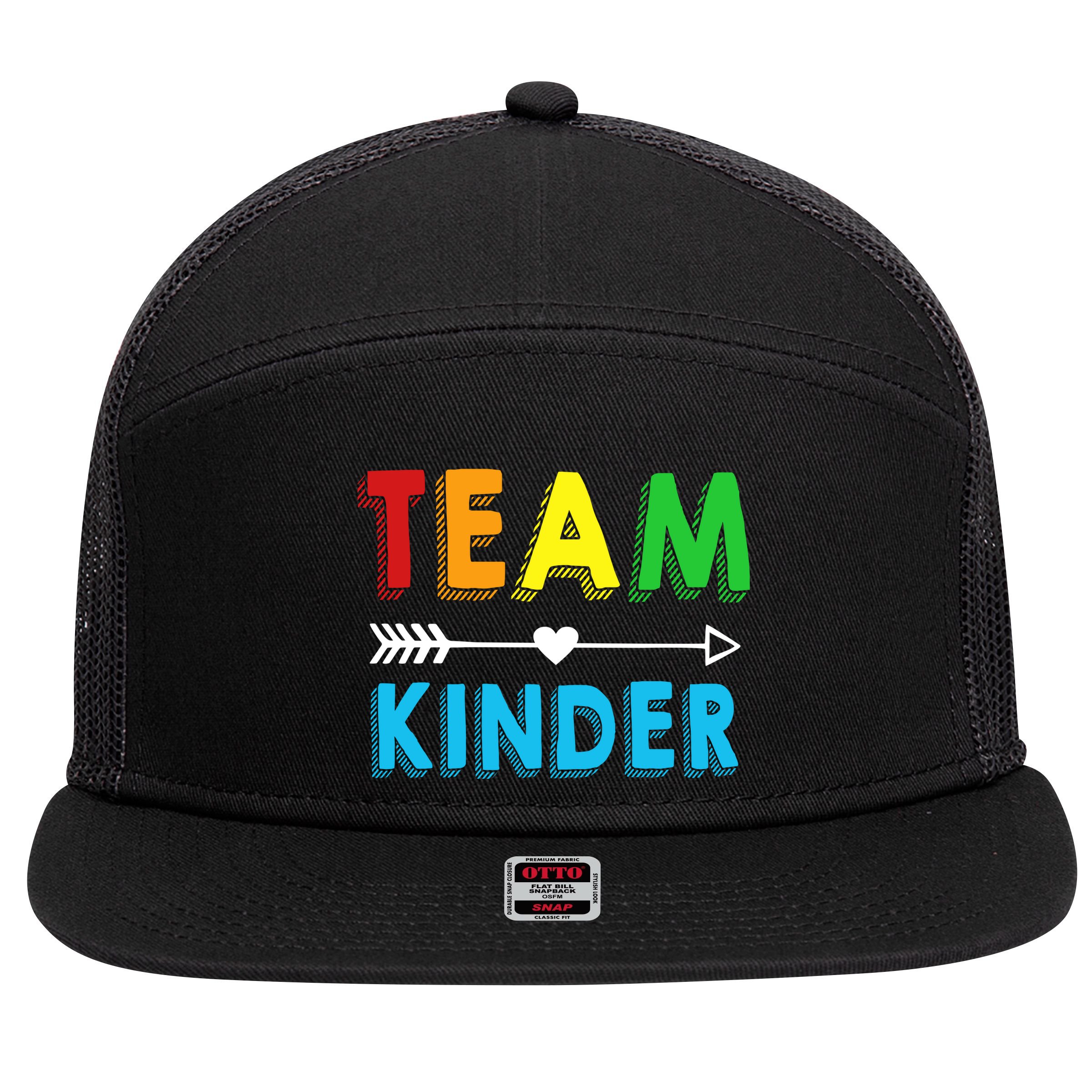 Team Kinder 7 Panel Mesh Trucker Snapback Hat