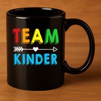 Team Kinder 11oz C Handle Ceramic Mug