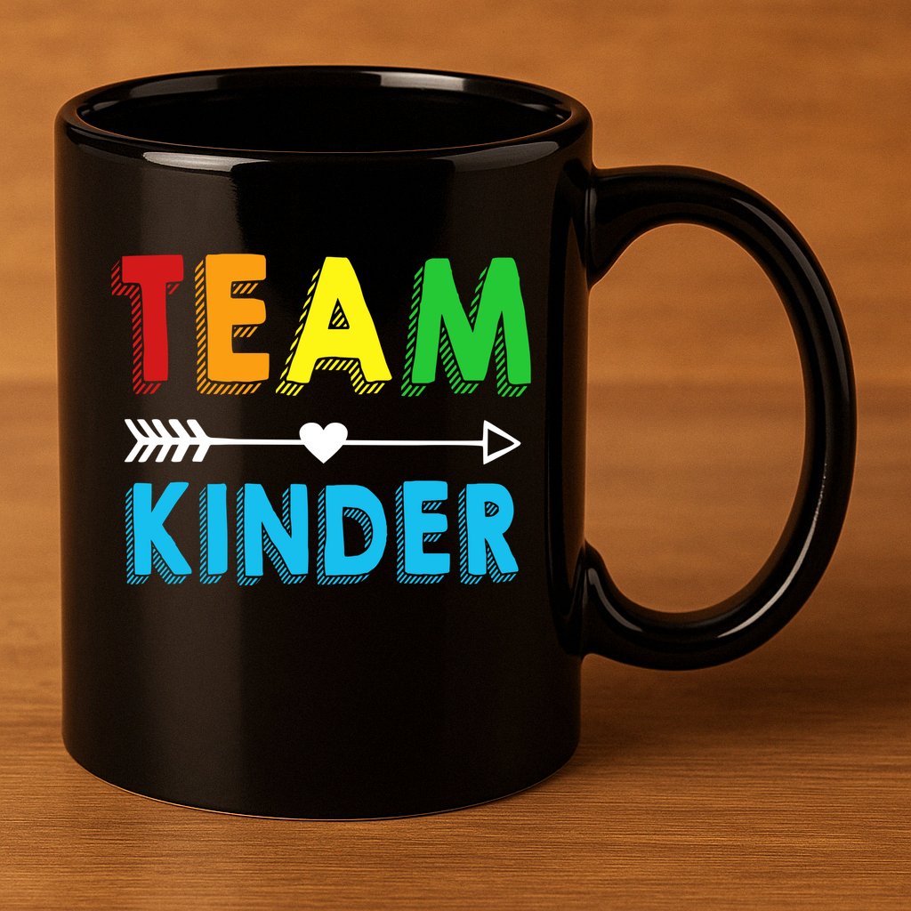 Team Kinder 11oz C Handle Ceramic Mug