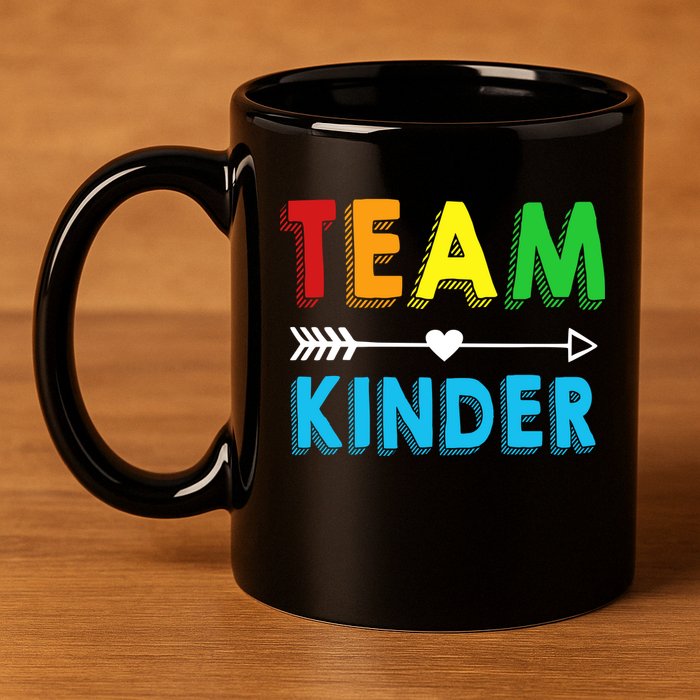 Team Kinder 11oz C Handle Ceramic Mug