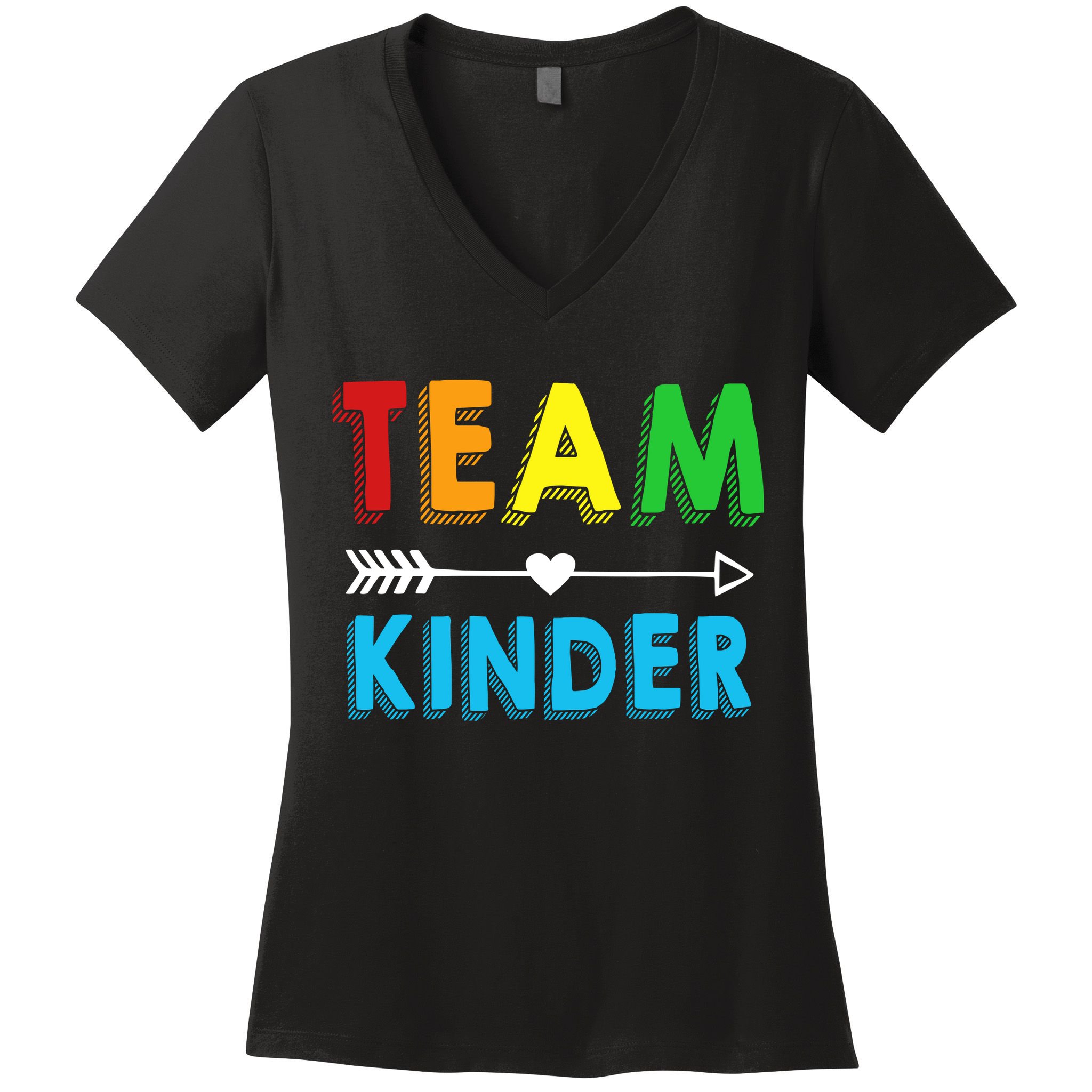 Team Kinder Women's V-Neck T-Shirt