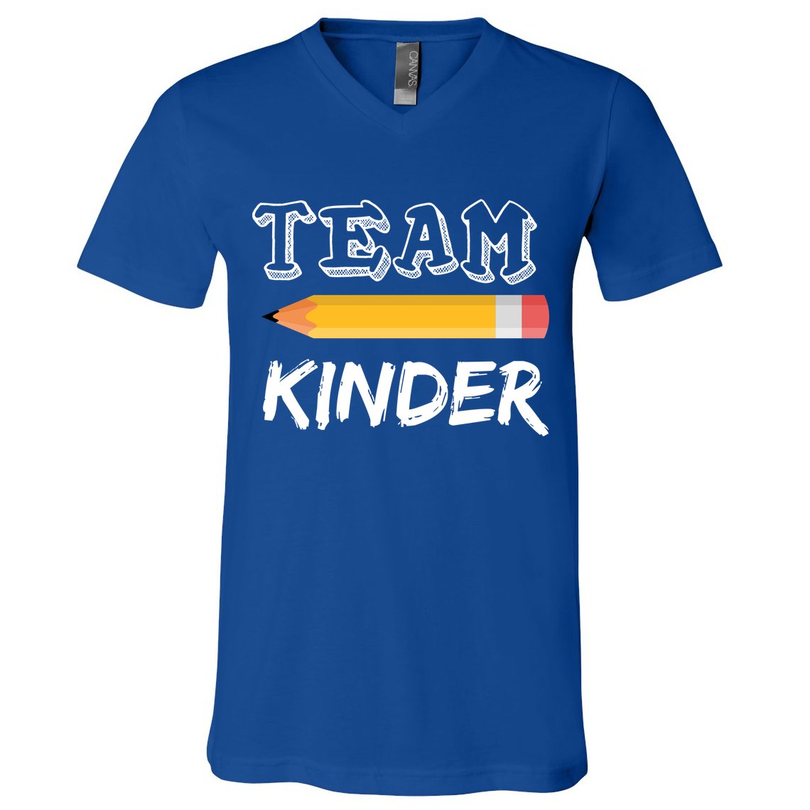 Team Kinder Kindergarten V-Neck T-Shirt