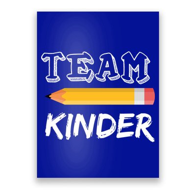 Team Kinder Kindergarten Poster