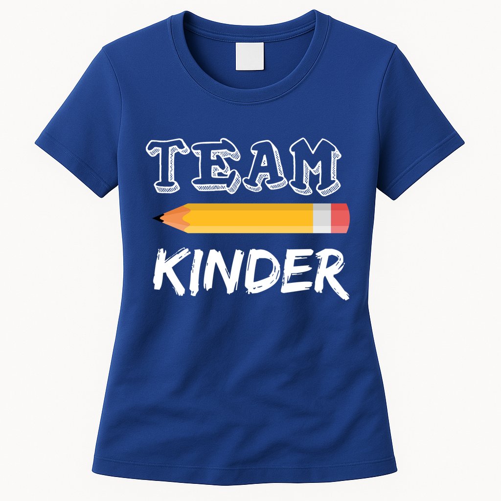 Team Kinder Kindergarten Womens T-Shirt