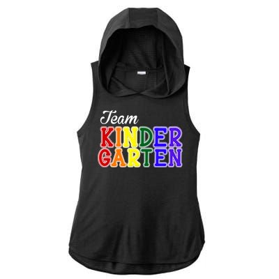 Team Kindergarten Ladies PosiCharge Tri-Blend Wicking Draft Hoodie Tank