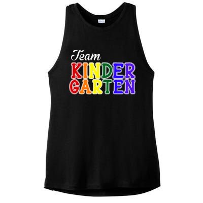 Team Kindergarten Ladies PosiCharge Tri-Blend Wicking Tank