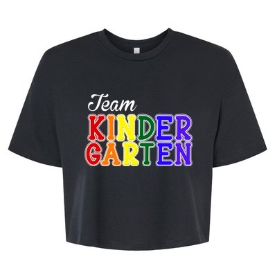 Team Kindergarten Bella+Canvas Jersey Crop Tee