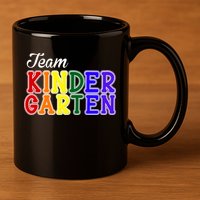 Team Kindergarten 11oz C Handle Ceramic Mug