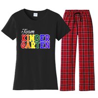 Team Kindergarten Women's Flannel Pajama Set