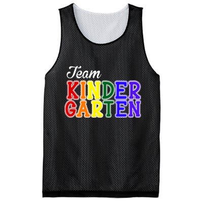 Team Kindergarten Mesh Reversible Basketball Jersey Tank