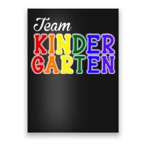 Team Kindergarten Poster