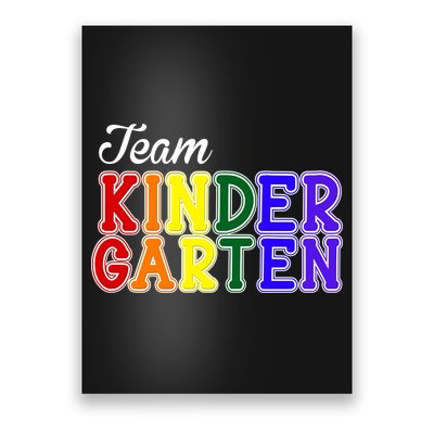 Team Kindergarten Poster