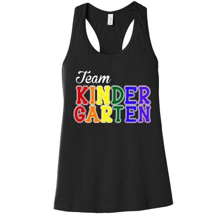 Team Kindergarten Women's Racerback Tank