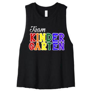 Team Kindergarten Women's Racerback Cropped Tank