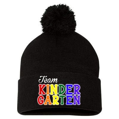 Team Kindergarten Pom Pom 12in Knit Beanie