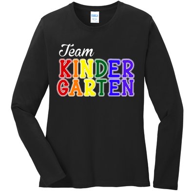 Team Kindergarten Ladies Long Sleeve Shirt