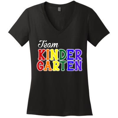 Team Kindergarten Women's V-Neck T-Shirt