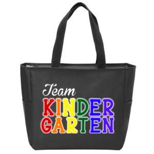 Team Kindergarten Zip Tote Bag