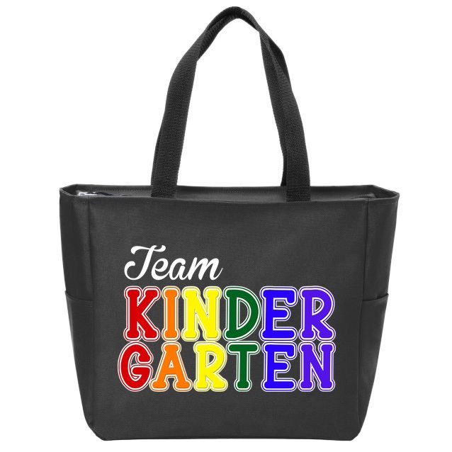 Team Kindergarten Zip Tote Bag
