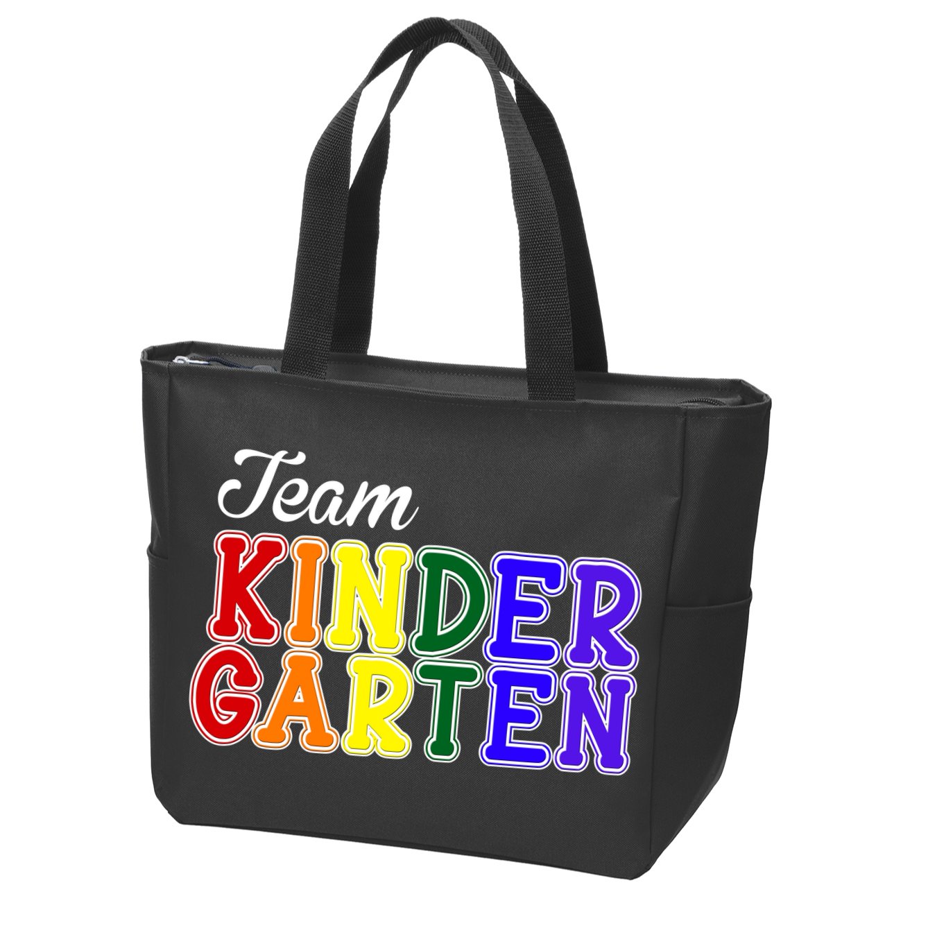 Team Kindergarten Zip Tote Bag