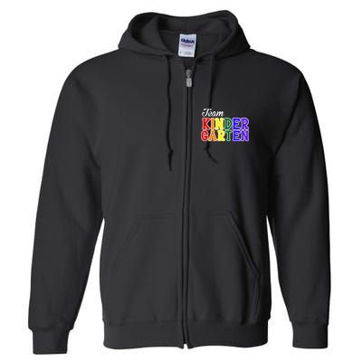 Team Kindergarten Full Zip Hoodie